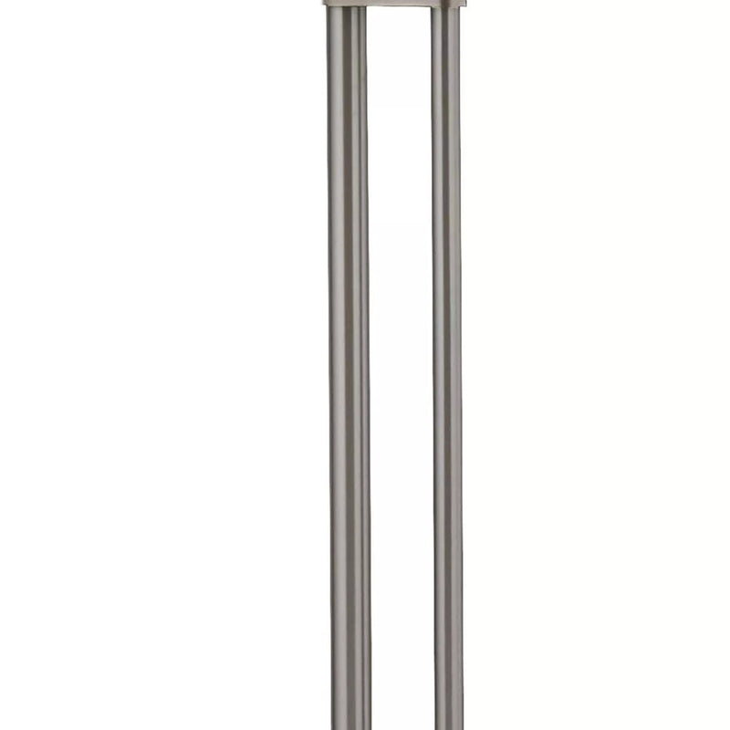 Gio Floor Lamp - Satin Nickel & Chrome Metal