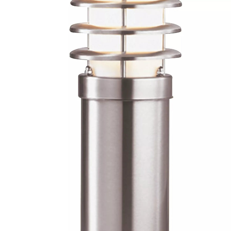 Louvre Outdoor Post - Stainless Steel Metal & Polycarbonate