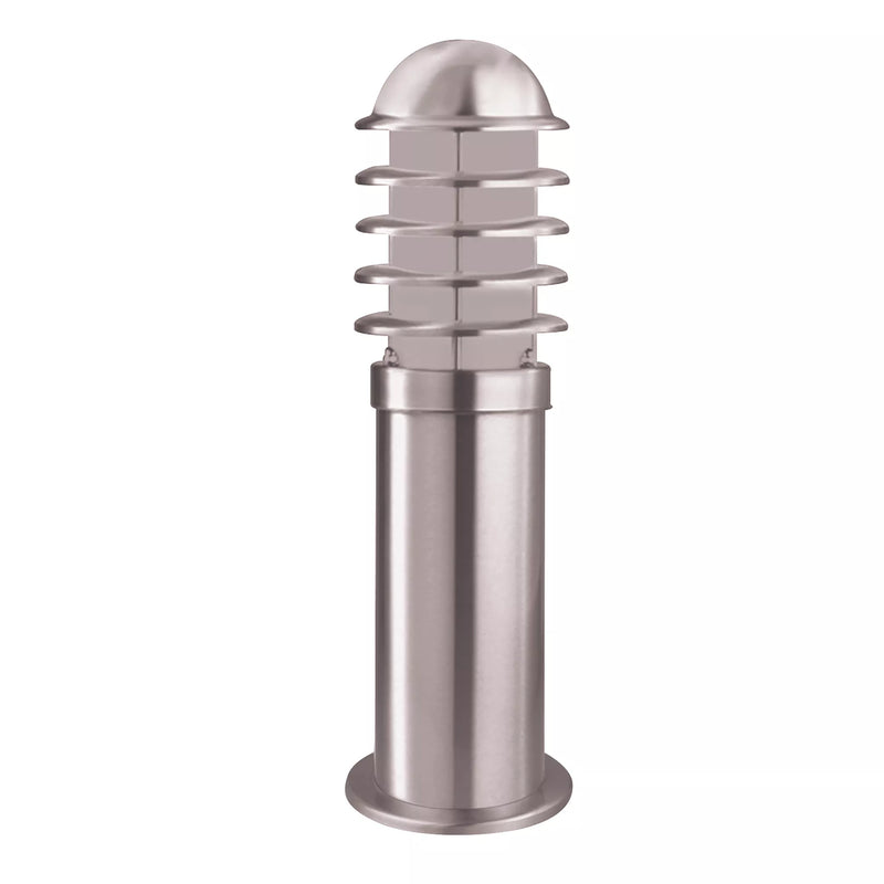 Louvre Outdoor Post - Stainless Steel Metal & Polycarbonate