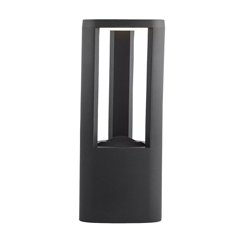 Michigan Outdoor Post - Dark Grey Metal & Polycarbonate