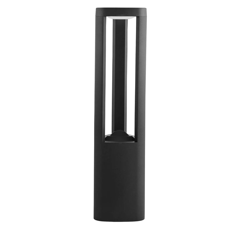 Michigan Outdoor Post - Dark Grey Metal & Polycarbonate