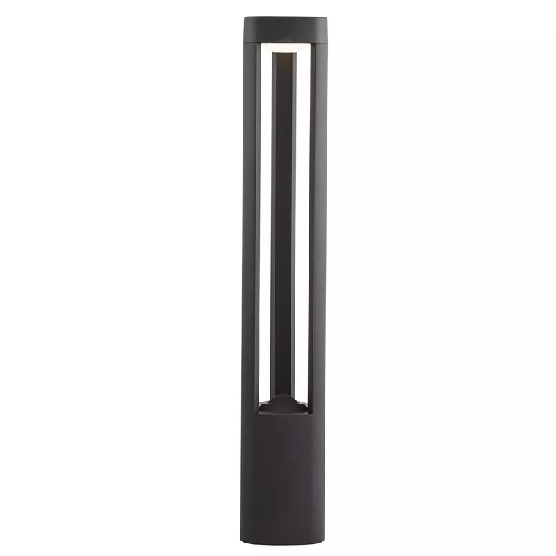 Michigan Outdoor Post - Dark Grey Metal & Polycarbonate