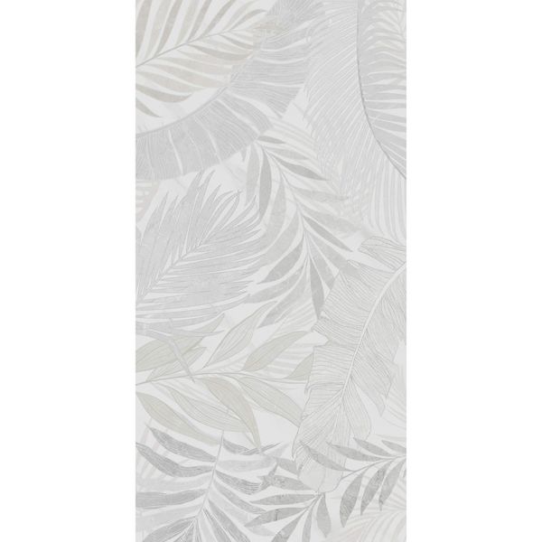 Forall White Matt Patterned Wall Tile - 1200x400 - Individual Tile