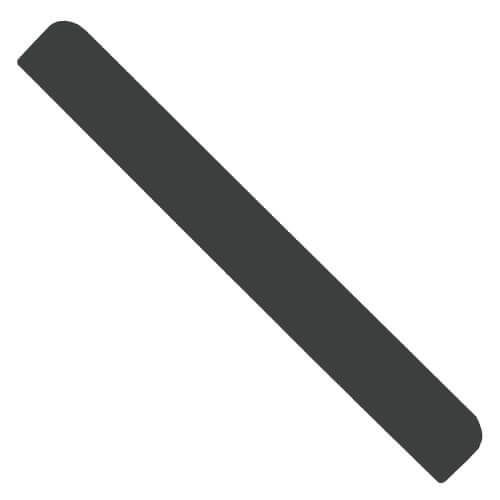 Dark Grey Smooth Reveal End Cap