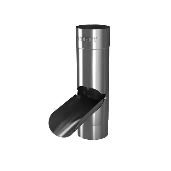 RoofArt Scandic Rainwater System - 87mm Diameter - Steel Manual Rainwater Diverter