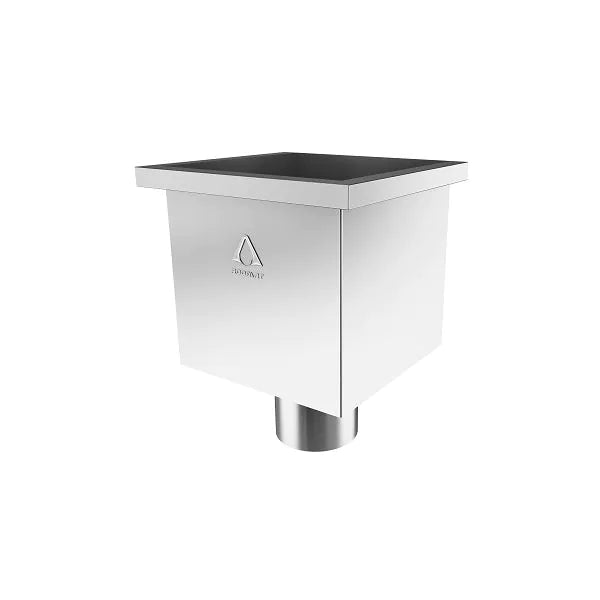 RoofArt Scandic Rainwater System - 87mm Diameter - Square Hopper