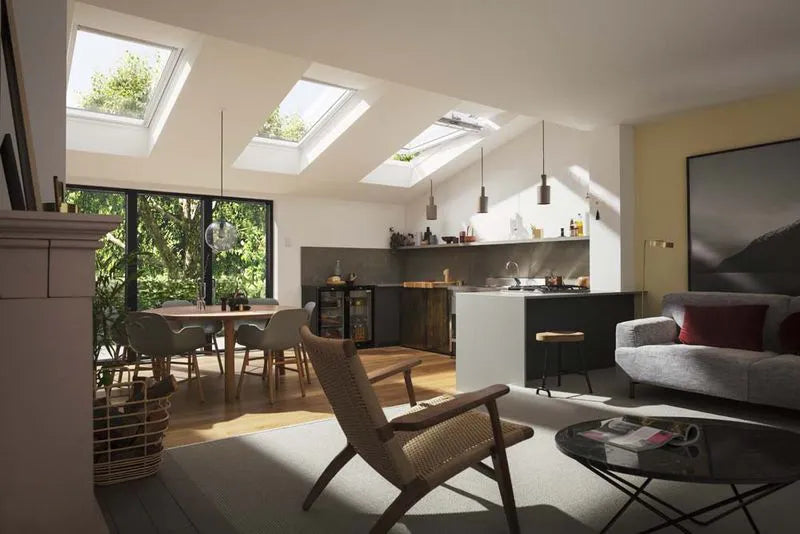 VELUX GGL MK08 Centre Pivot Roof Window - 78cm x 140cm