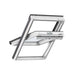 VELUX White Maintenance Free GGU SK06 Polyurethane Centre Pivot Roof Window - 114cm x 118cm