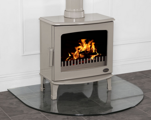Carron 12mm Glass Curved Stove Hearth