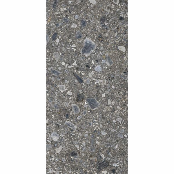 Polished Ceppo Nuovo Graphite Porcelain Tile - 1197x597 - Individual Tile
