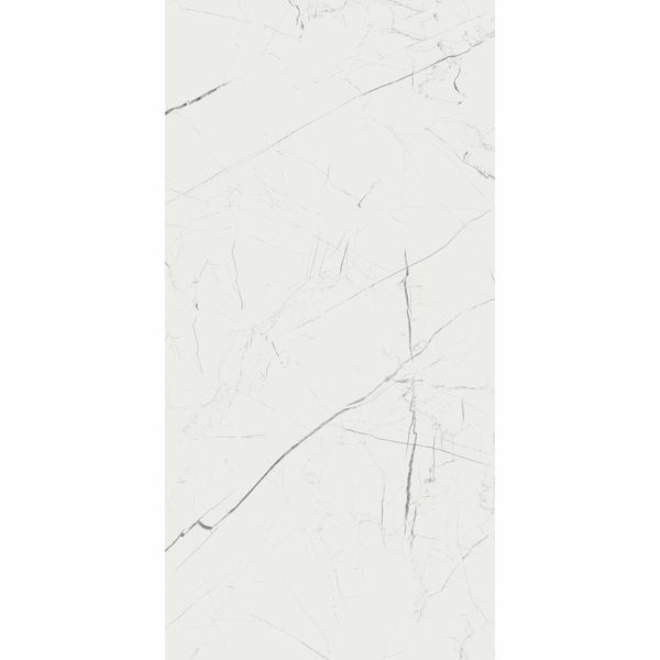 Sample - Matt Marmo Thassos White Porcelain Tile -  1197x597- Sample Tile