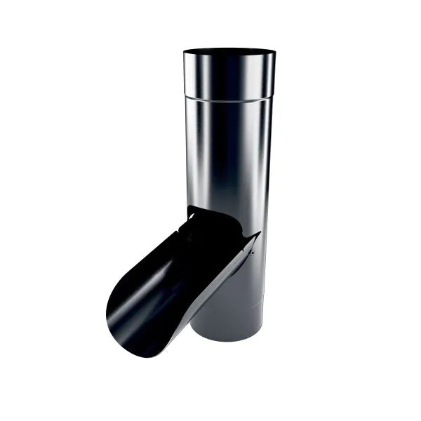 RoofArt Scandic Rainwater System - 87mm Diameter - Steel Manual Rainwater Diverter