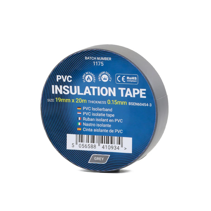 Grey Electrical Tape 19mm - PVC Insulation Tape
