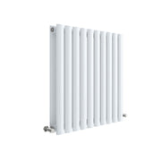 Horizontal Double Panel Radiator 600 x 586 Hudson Reed