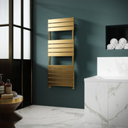 Square Flat Towel Radiator 1213x500 Hudson Reed
