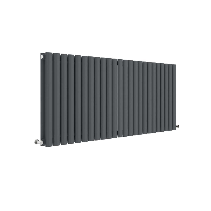 Horizontal Double Panel Radiator 600 x 1398 Hudson Reed