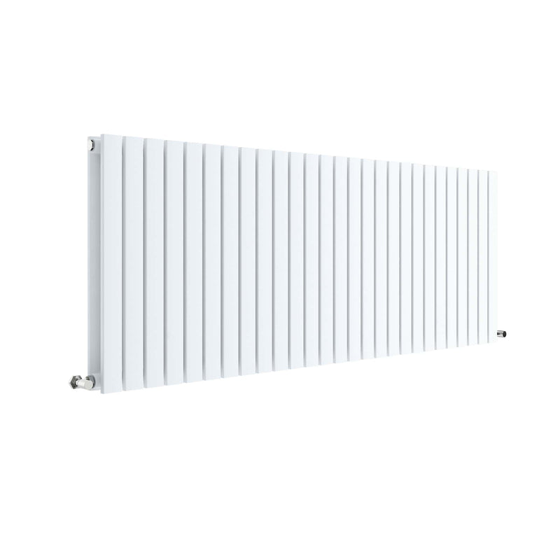 Horizontal Double Panel Radiator 600 x 1572 Hudson Reed