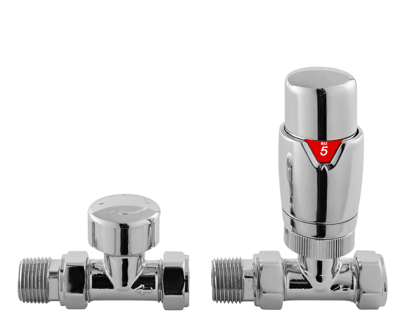 Angled Thermostatic Radiator Valve Pack Hudson Reed