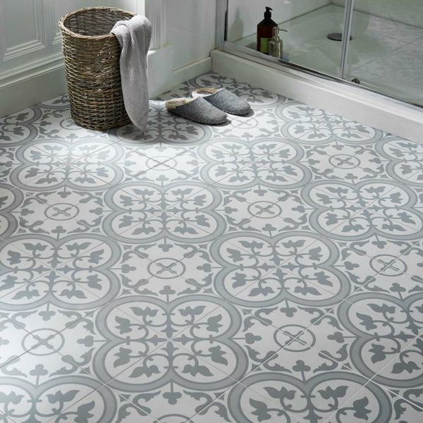 Sample - Bourton Silver Slate Tile - 450x450 - Sample Tile