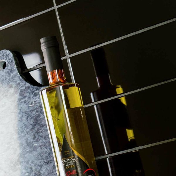 Sample - Bricks Black Gloss - 30x10 - Sample Tile