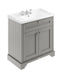 800mm Cabinet & Basin (3TH) Hudson Reed