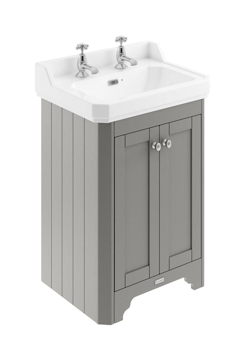 595mm 2-Door Unit & Basin 2TH Hudson Reed
