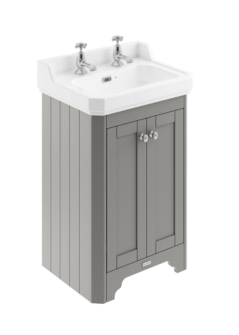 560mm 2-Door Unit & Basin 2TH Hudson Reed