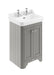 560mm 2-Door Unit & Basin 2TH Hudson Reed
