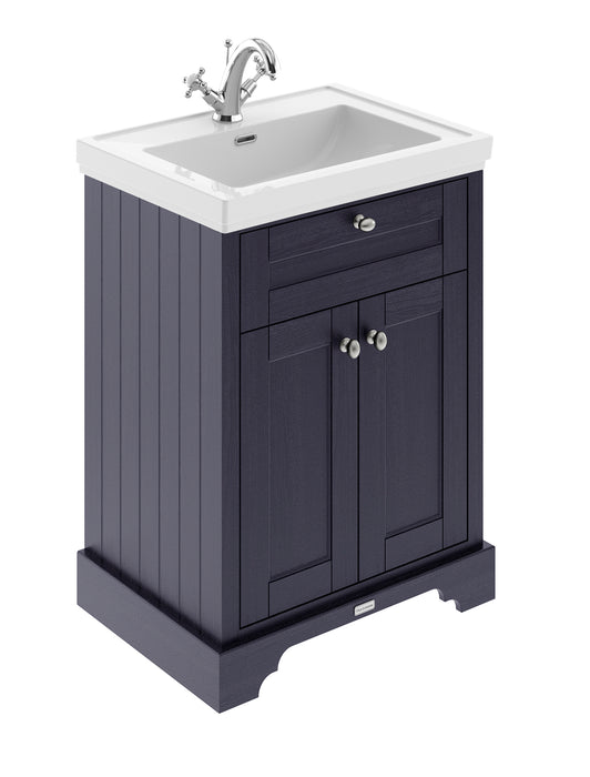 600mm 2-Door Vanity & Classic Basin 1TH Hudson Reed