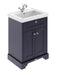 600mm 2-Door Vanity & Classic Basin 1TH Hudson Reed
