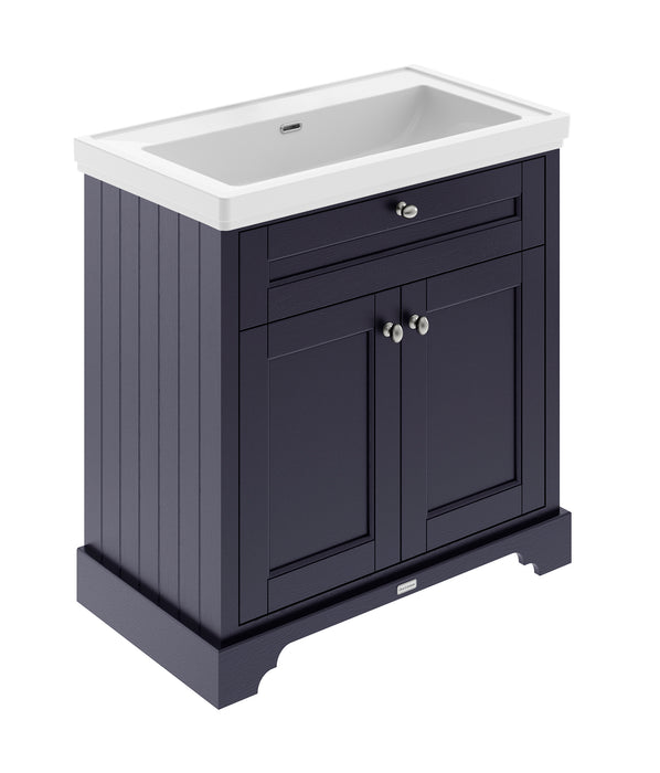 800mm 2-Door Vanity & Classic Basin 0TH Hudson Reed