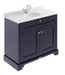 1000mm Cabinet & Marble Top (1TH) Hudson Reed