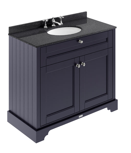 1000mm Cabinet & Marble Top (3TH) Hudson Reed