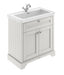 800mm 2-Door Vanity & Classic Basin 1TH Hudson Reed