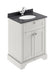 600mm Cabinet & Marble Top (1TH) Hudson Reed