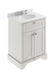 600mm Cabinet & Marble Top (3TH) Hudson Reed