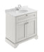 800mm Cabinet & Marble Top (1TH) Hudson Reed