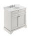 800mm Cabinet & Marble Top (3TH) Hudson Reed