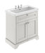 800mm 2-Door Vanity & Classic Basin 3TH Hudson Reed