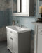 800mm 2-Door Vanity & Classic Basin 3TH Hudson Reed