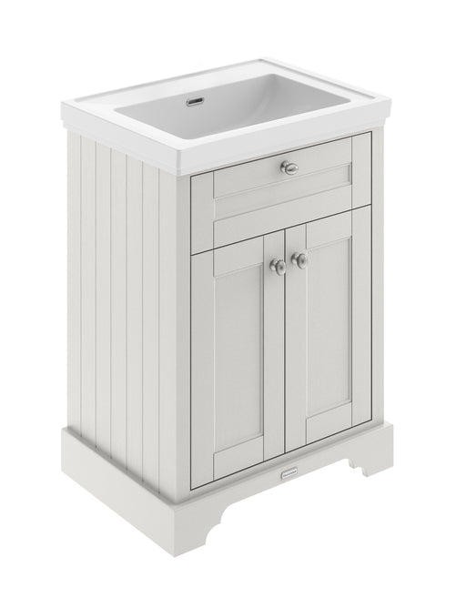 600mm 2-Door Vanity & Classic Basin 0TH Hudson Reed