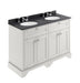 1200mm Cabinet & Double Marble Top (3TH) Hudson Reed