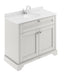 1000mm Cabinet & Marble Top (1TH) Hudson Reed