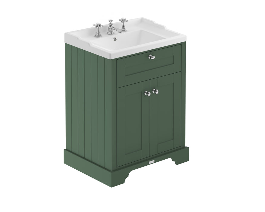 600mm Cabinet & Basin (3TH) Hudson Reed