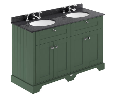 1200mm Cabinet & Double Marble Top (3TH) Hudson Reed