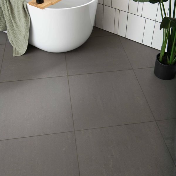 Gems Lounge Stone Effect Matt Anthracite - 600x600 - Individual Tile