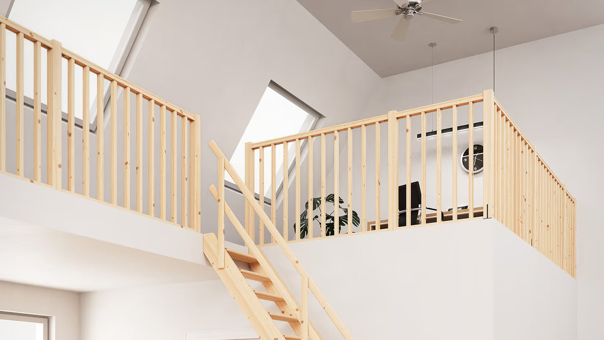 Wooden Handrail Banister MADEIRA