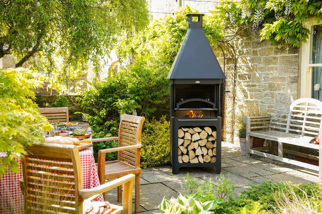Bellmount BBQ Pizza Stone & Hood