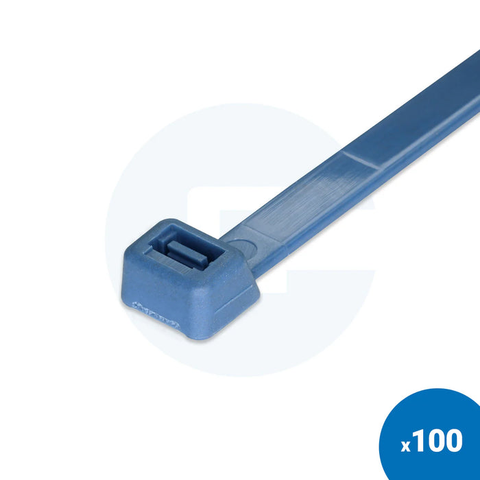 Metal Detectable Cable Ties - Pack of 100 - Cableties.co.uk