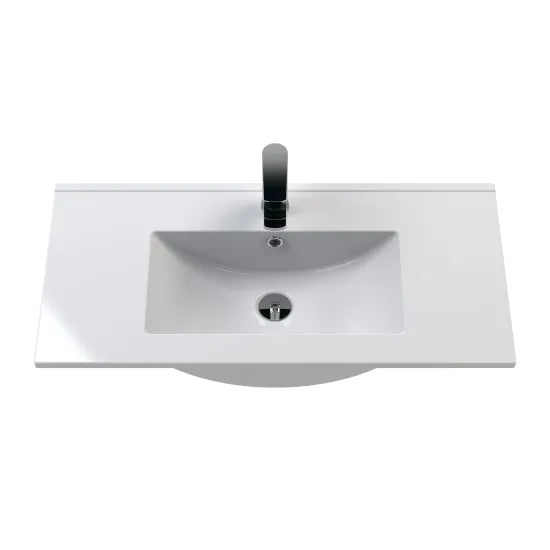 800mm Floor Standing 2-Door Vanity and Basin 2
